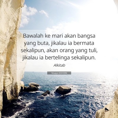 Yesaya 43:8 IDN Gambar Ayat Alkitab