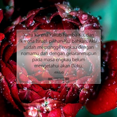 Yesaya 45:4 IDN Gambar Ayat Alkitab