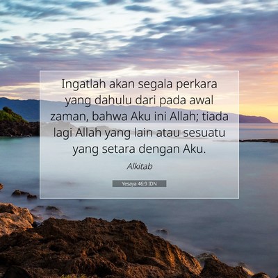 Yesaya 46:9 IDN Gambar Ayat Alkitab