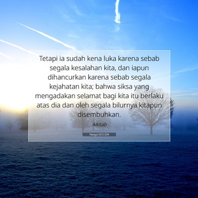 Yesaya 53:5 IDN Gambar Ayat Alkitab