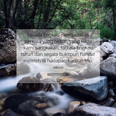 Yesaya 64:3 IDN Gambar Ayat Alkitab