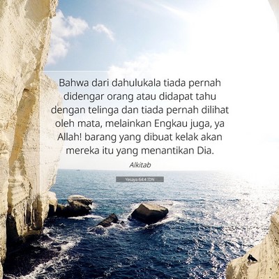 Yesaya 64:4 Ayat Alkitab Dijelaskan