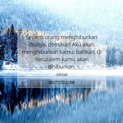Yesaya 66:13 IDN Gambar Ayat Alkitab