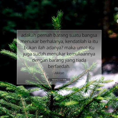 Yeremia 2:11 IDN Gambar Ayat Alkitab