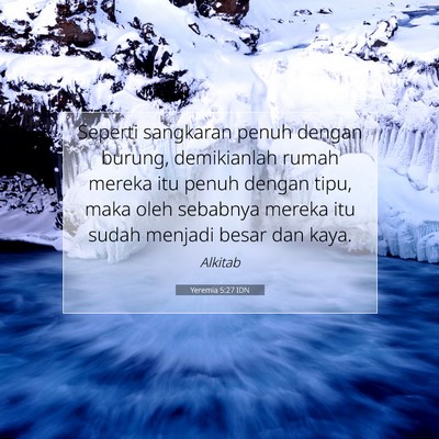 Yeremia 5:27 IDN Gambar Ayat Alkitab