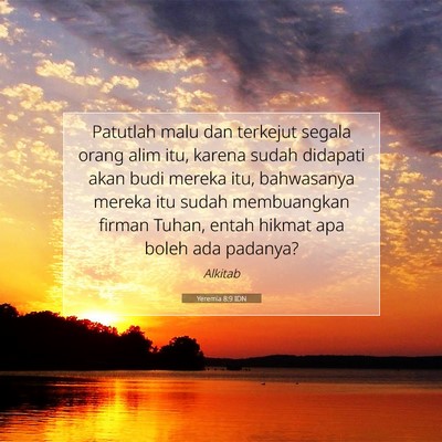 Yeremia 8:9 IDN Gambar Ayat Alkitab