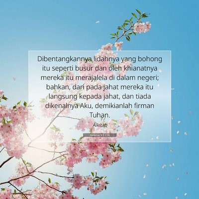 Yeremia 9:3 IDN Gambar Ayat Alkitab