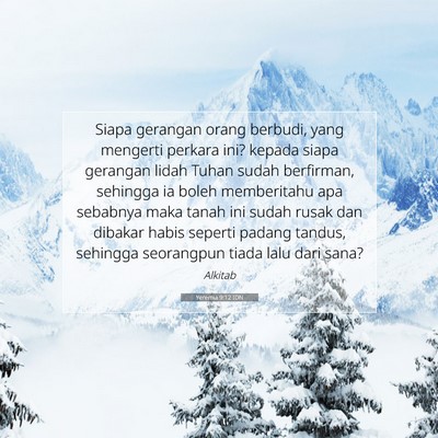 Yeremia 9:12 IDN Gambar Ayat Alkitab