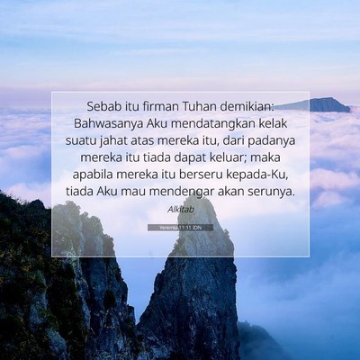 Yeremia 11:11 IDN Gambar Ayat Alkitab