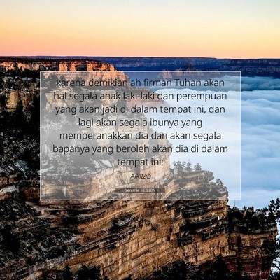 Yeremia 16:3 IDN Gambar Ayat Alkitab