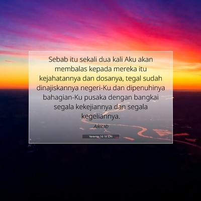 Yeremia 16:18 IDN Gambar Ayat Alkitab