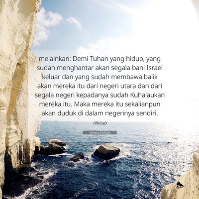 Yeremia 23:8 IDN Gambar Ayat Alkitab