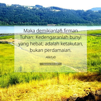 Yeremia 30:5 IDN Gambar Ayat Alkitab