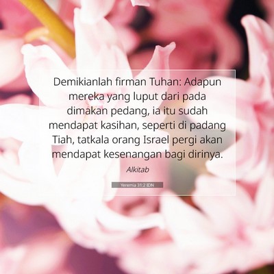 Yeremia 31:2 IDN Gambar Ayat Alkitab