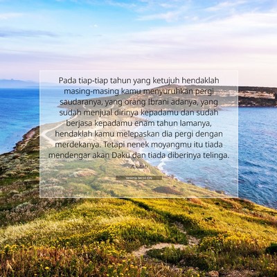 Yeremia 34:14 IDN Gambar Ayat Alkitab
