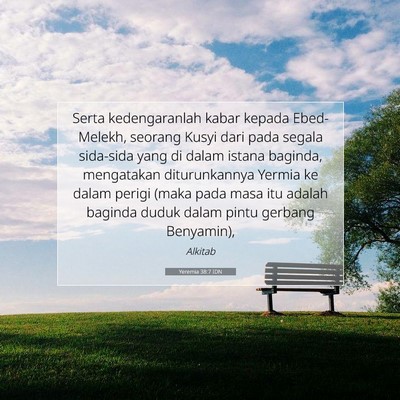 Yeremia 38:7 IDN Gambar Ayat Alkitab
