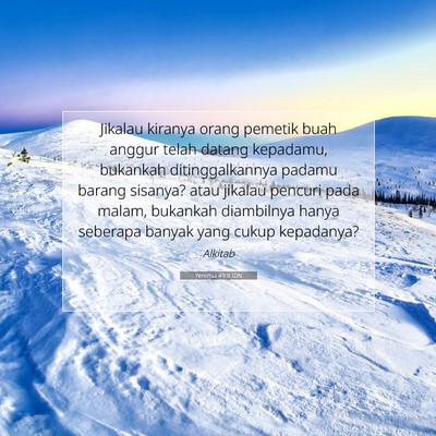 Yeremia 49:9 IDN Gambar Ayat Alkitab