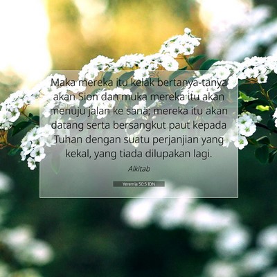 Yeremia 50:5 Ayat Alkitab Dijelaskan