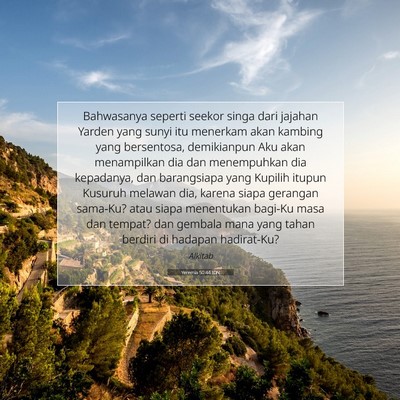 Yeremia 50:44 IDN Gambar Ayat Alkitab