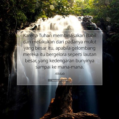 Yeremia 51:55 IDN Gambar Ayat Alkitab