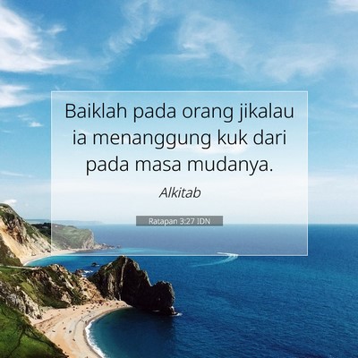 Ratapan 3:27 Ayat Alkitab Dijelaskan
