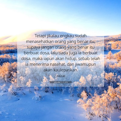 Yehezkiel 3:21 Ayat Alkitab Dijelaskan