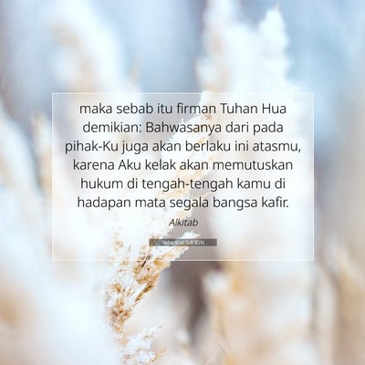 Yehezkiel 5:8 Ayat Alkitab Dijelaskan