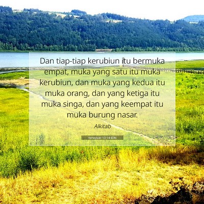 Yehezkiel 10:14 Ayat Alkitab Dijelaskan