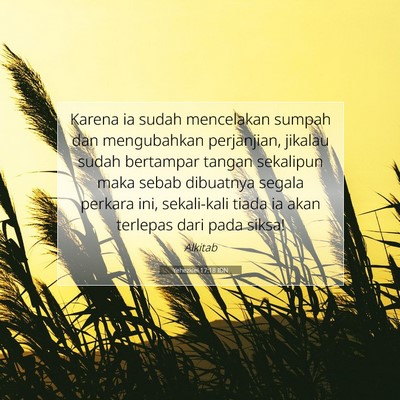 Yehezkiel 17:18 IDN Gambar Ayat Alkitab