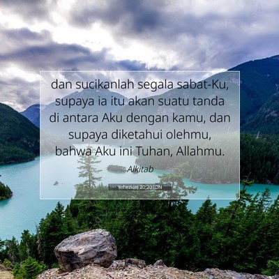 Yehezkiel 20:20 IDN Gambar Ayat Alkitab
