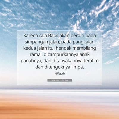 Yehezkiel 21:21 IDN Gambar Ayat Alkitab