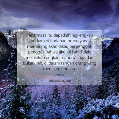 Yehezkiel 28:9 IDN Gambar Ayat Alkitab