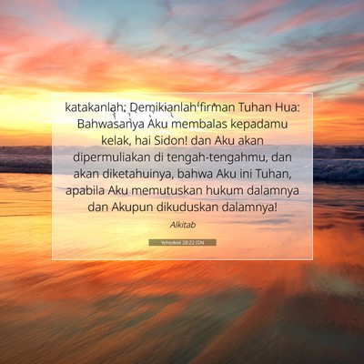 Yehezkiel 28:22 IDN Gambar Ayat Alkitab