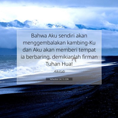Yehezkiel 34:15 Ayat Alkitab Dijelaskan