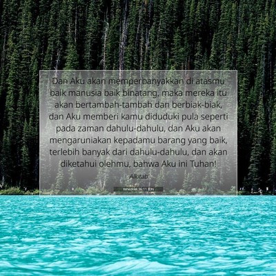 Yehezkiel 36:11 Ayat Alkitab Dijelaskan