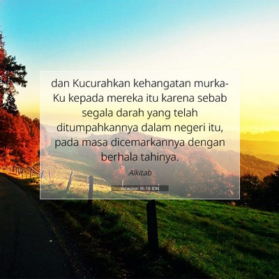 Yehezkiel 36:18 IDN Gambar Ayat Alkitab