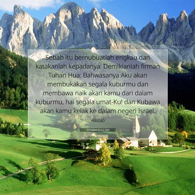 Yehezkiel 37:12 IDN Gambar Ayat Alkitab