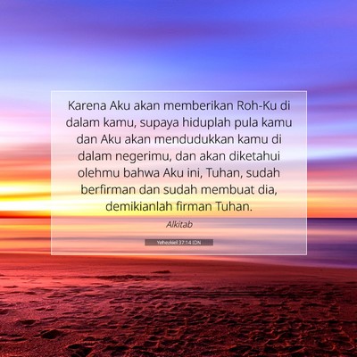 Yehezkiel 37:14 Ayat Alkitab Dijelaskan