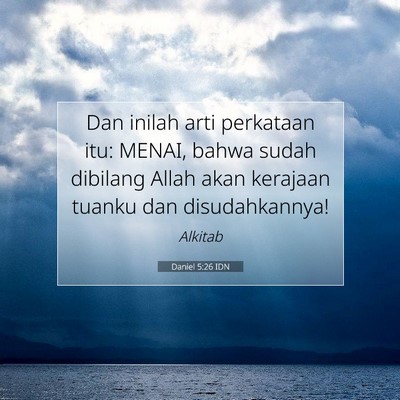 Daniel 5:26 IDN Gambar Ayat Alkitab