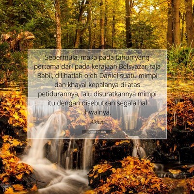 Daniel 7:1 IDN Gambar Ayat Alkitab