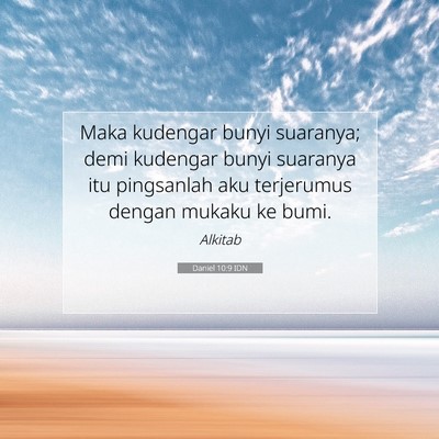 Daniel 10:9 IDN Gambar Ayat Alkitab