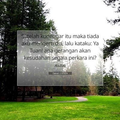 Daniel 12:8 IDN Gambar Ayat Alkitab
