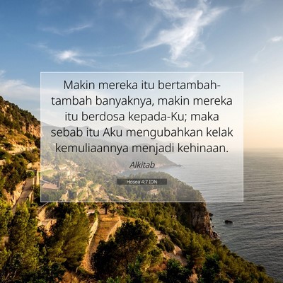 Hosea 4:7 IDN Gambar Ayat Alkitab