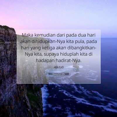 Hosea 6:2 IDN Gambar Ayat Alkitab