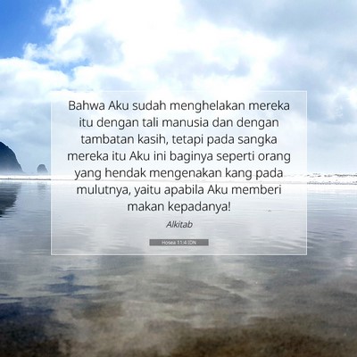 Hosea 11:4 IDN Gambar Ayat Alkitab