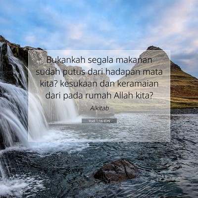Yoel 1:16 IDN Gambar Ayat Alkitab