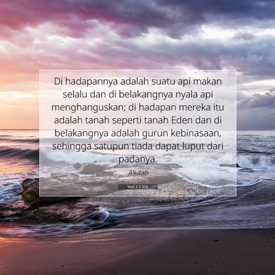 Yoel 2:3 IDN Gambar Ayat Alkitab