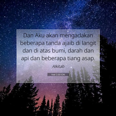 Yoel 2:30 Ayat Alkitab Dijelaskan