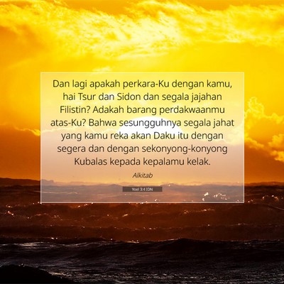 Yoel 3:4 Ayat Alkitab Dijelaskan
