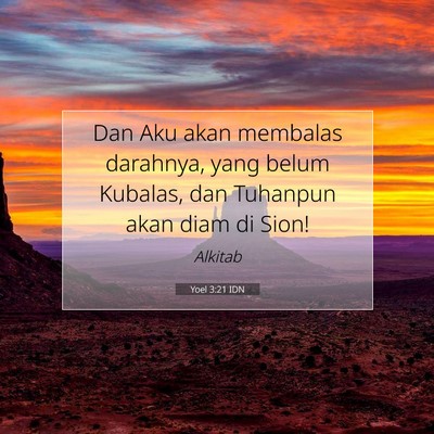 Yoel 3:21 Ayat Alkitab Dijelaskan